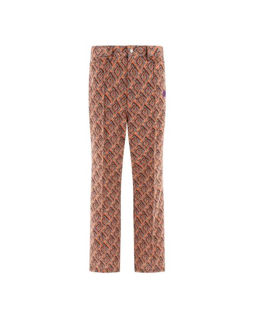 Slim-Fit Trousers Needles de hombre de color Orange