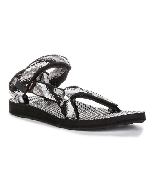 Teva Black Flat Sandals
