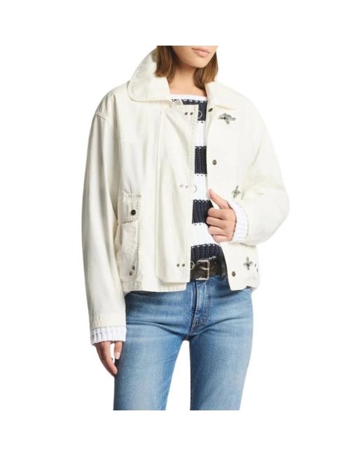 Light Jackets Fay de color Natural
