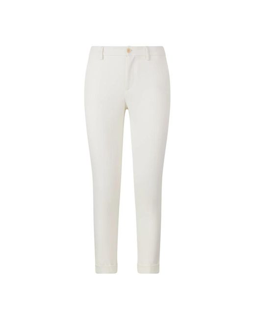 Pantalones chinos blancos con bolsillos Liu Jo de color White