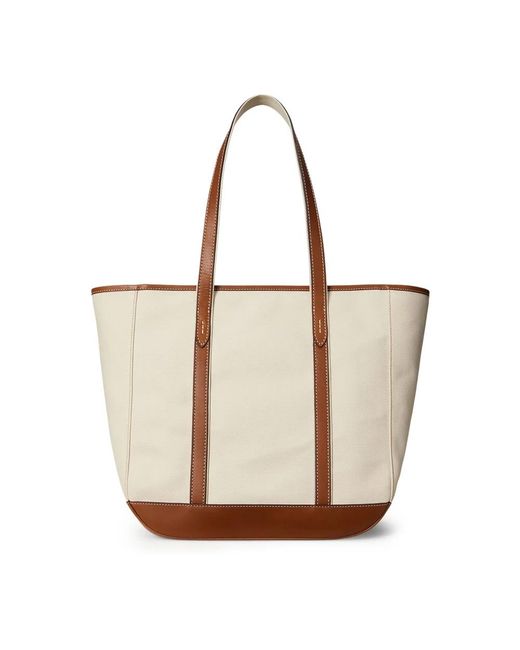 Polo Ralph Lauren Natural Tote Bags