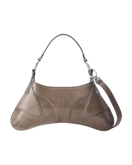 KNWLS Gray Shoulder Bags