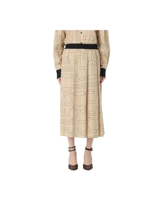 Midi Skirts di Twinset in Natural