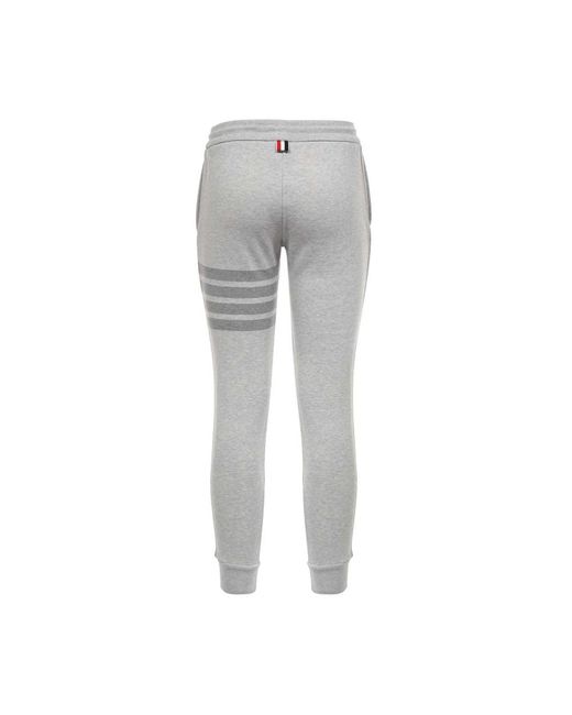 Trousers > sweatpants Thom Browne en coloris Gray