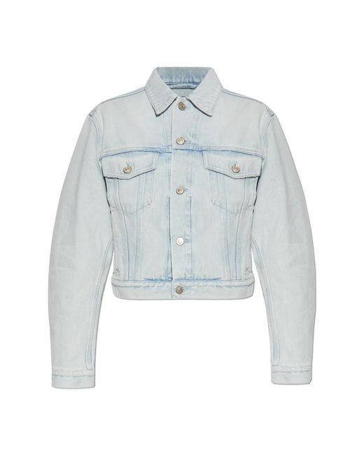 Denim Jackets Balenciaga de color Blue