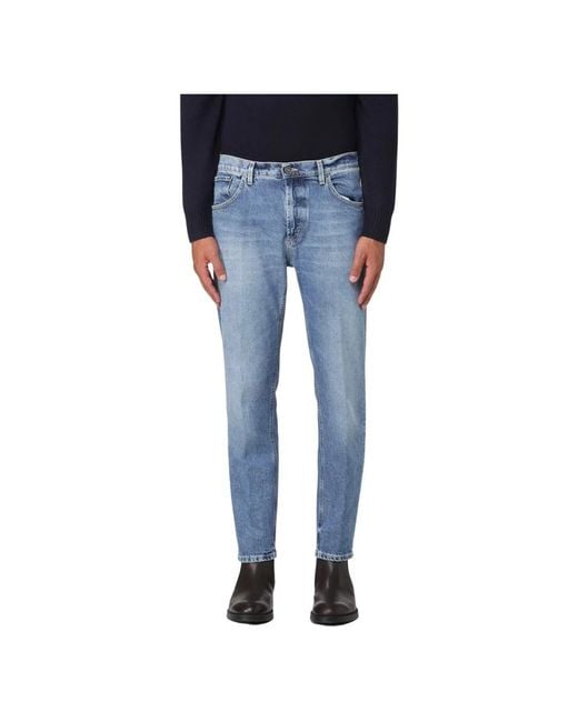 Dondup Blue Slim Fit Jeans for men