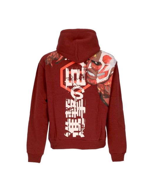 DOLLY NOIRE Red Hoodies for men