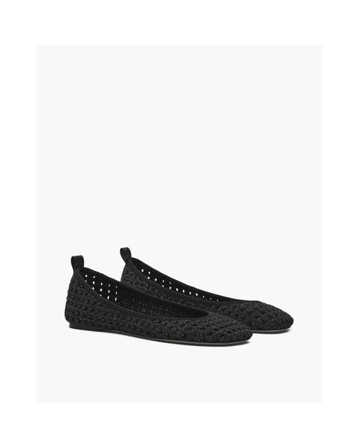 Marc Jacobs Black Die Häkel-Schnür-Ballerina