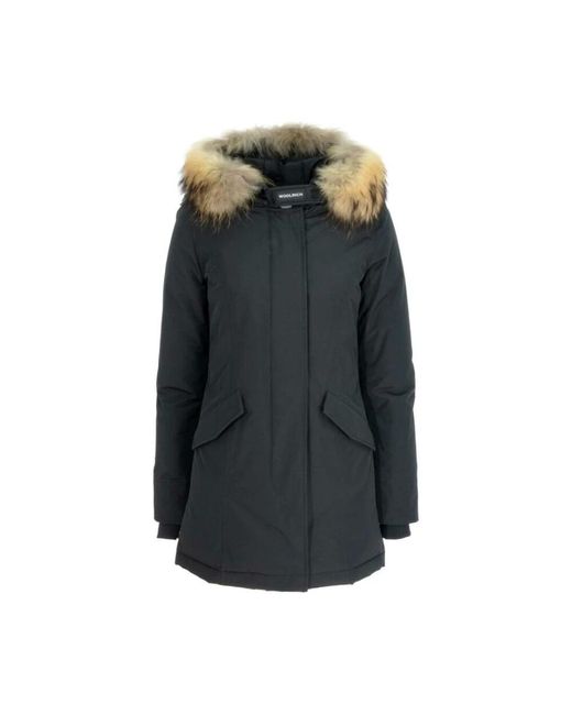 Woolrich Black Parkas