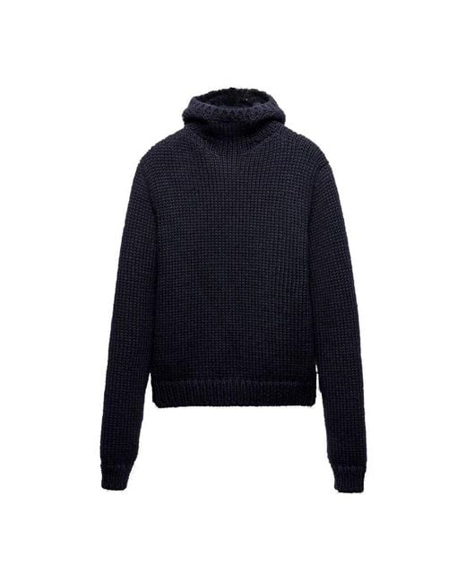 Prada Blue Turtlenecks for men