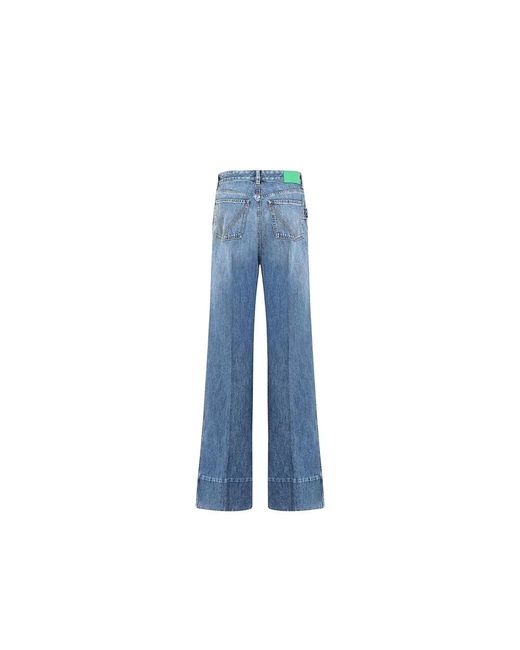 Bottega Veneta Blue Wide Jeans