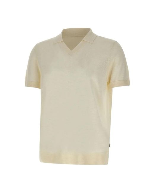HUGO Natural V-Neck Knitwear for men