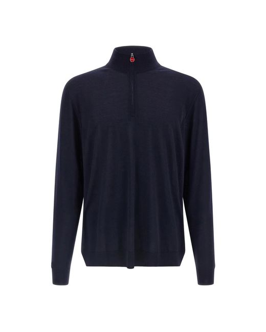 Turtlenecks Kiton de hombre de color Blue