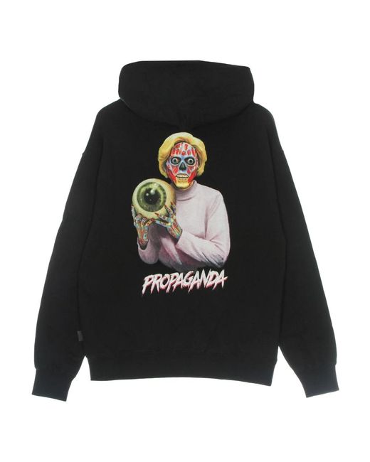 Propaganda Black Hoodies for men