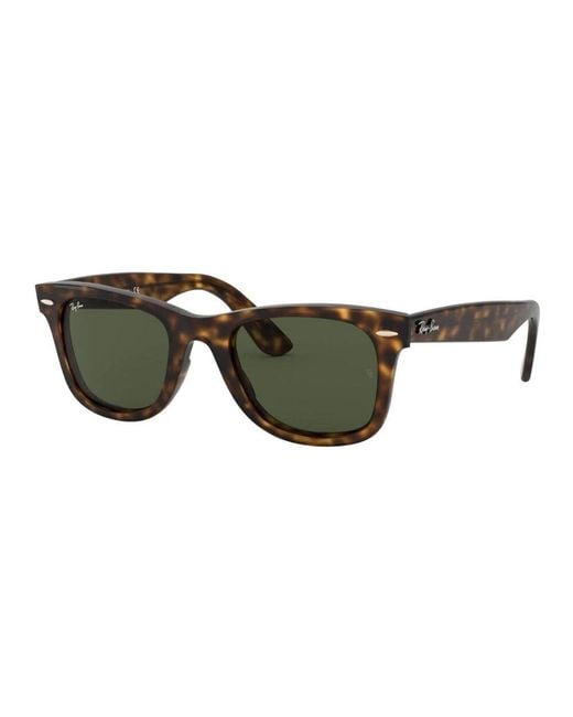 Ray-Ban Klassische wayfarer-stil sonnenbrille in Green für Herren