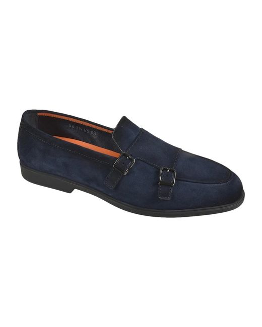 Santoni Blue Loafers for men