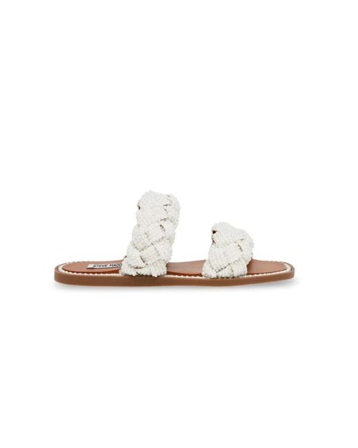 Steve Madden Brown Sliders