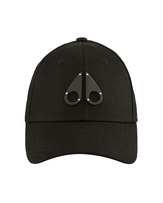 Moose Knuckles Black Caps for men