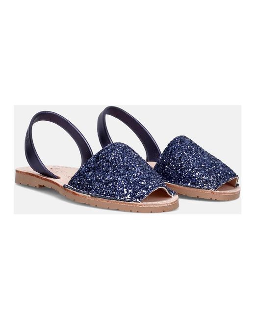 Ria Menorca Blue Flat Sandals