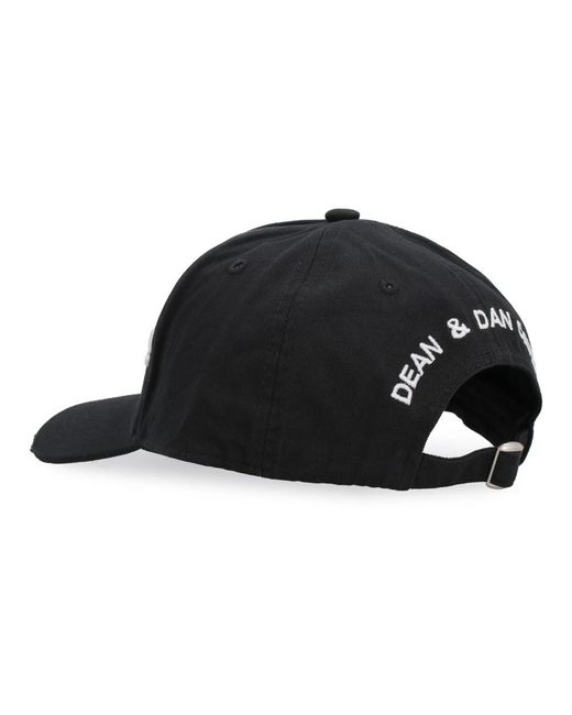 Caps di DSquared² in Black da Uomo