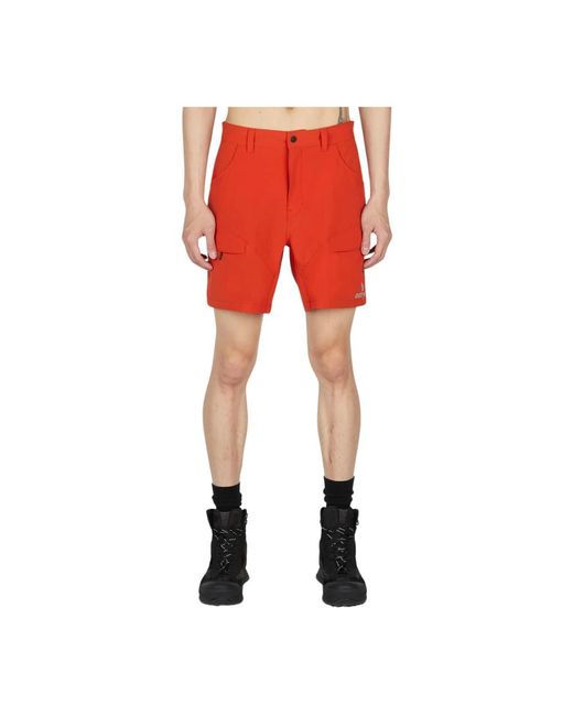Ostrya Red Casual Shorts for men