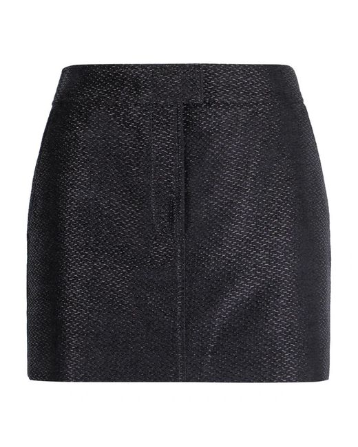 Tom Ford Rokken ,Zwart ,Katoen Zijden Viscose Gebreide Minirok in het Black