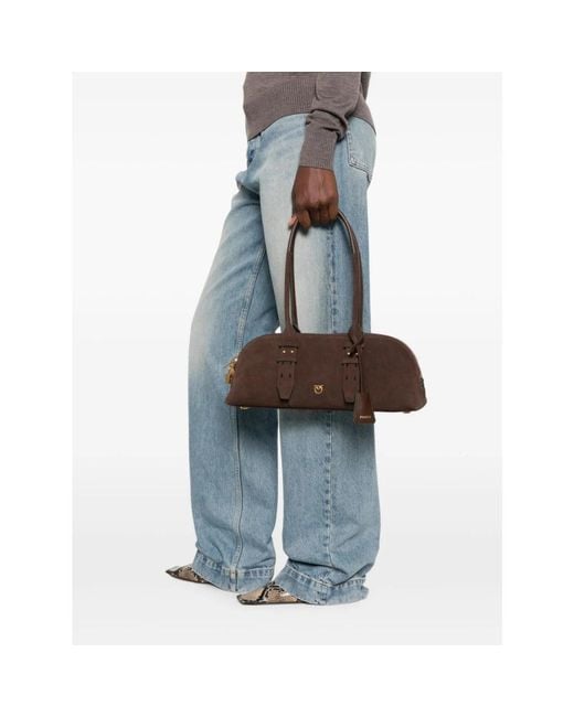 Pinko Brown Shoulder Bags