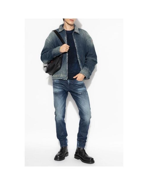 DIESEL Denimjacke d-stack in Blue für Herren