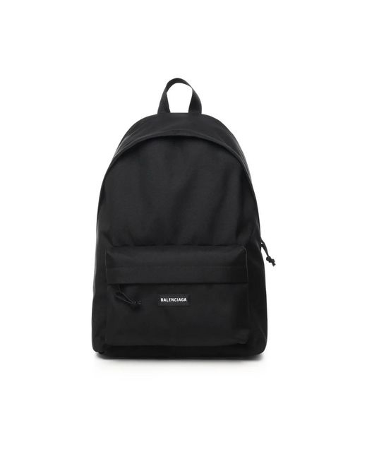 Balenciaga Tassen ,Zwart ,Katoen Explorer Backpack in het Black voor heren