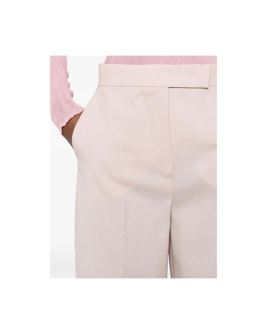 Max Mara Pink Wide Trousers