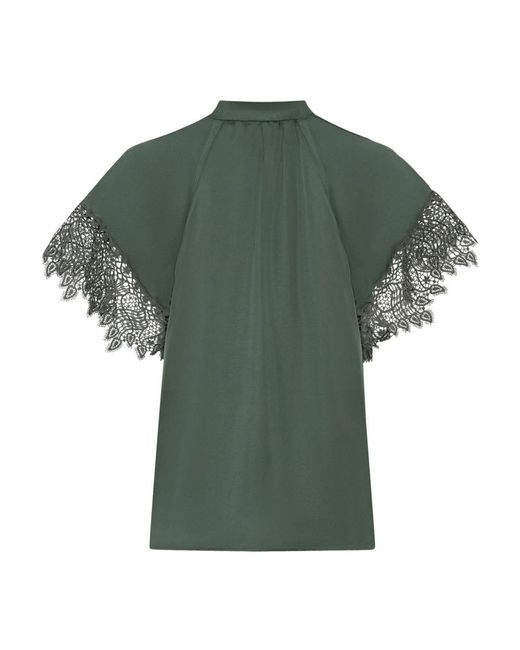 Blouses Bruuns Bazaar de color Green