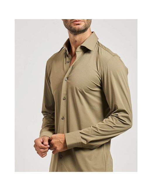 HUGO Grünes Slim Fit Hemd in Green für Herren