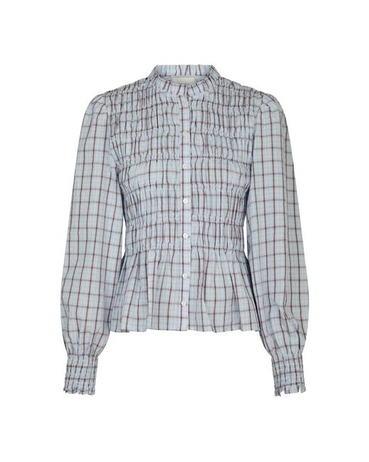 Neo Noir Blue Blouses