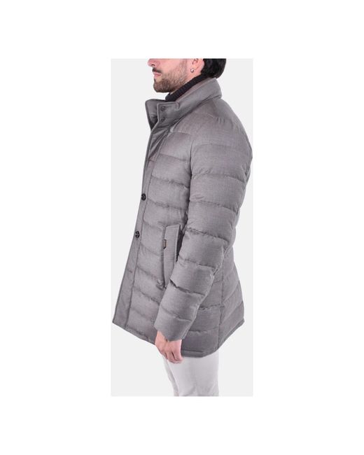 Moorer Calegari Coat in het Gray voor heren