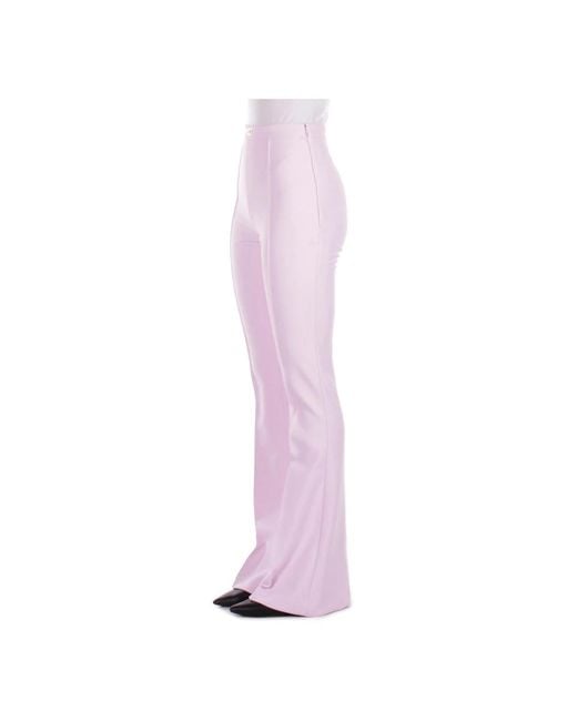 Elisabetta Franchi Pink Wide Trousers