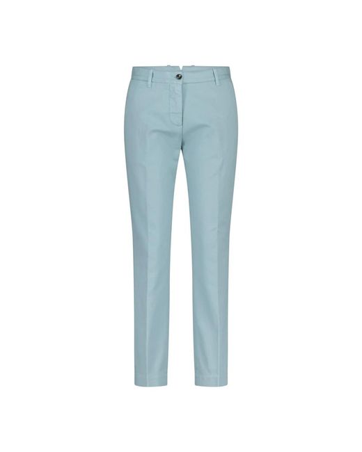 Nine:inthe:morning Blue Slim-Fit Trousers