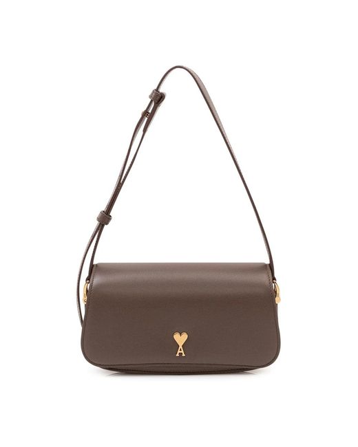 AMI Brown Shoulder Bags