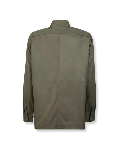 Rick Owens Green Casual Shirts for men