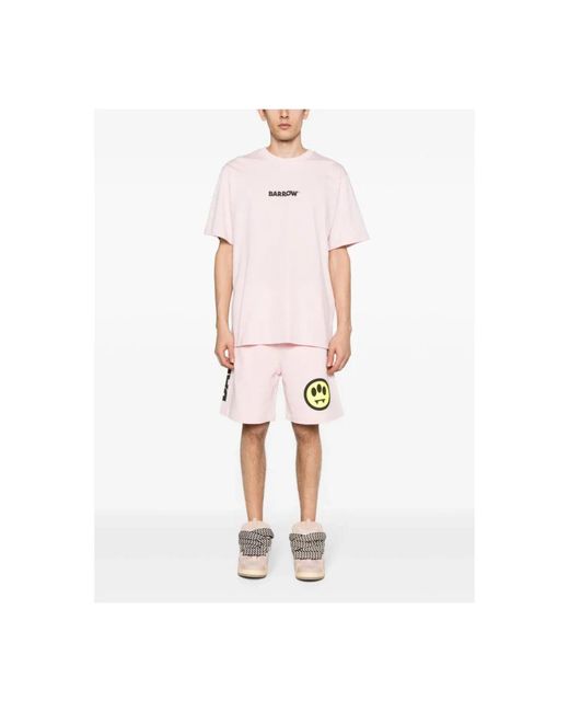 Barrow Pink Casual Shorts for men