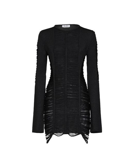 The Attico Black Knitted Dresses
