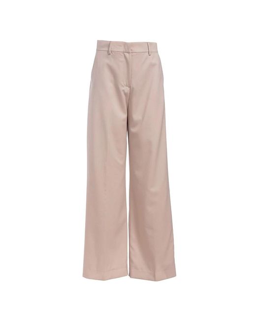 Weekend by Maxmara Fluid Jogging Broek in het Natural