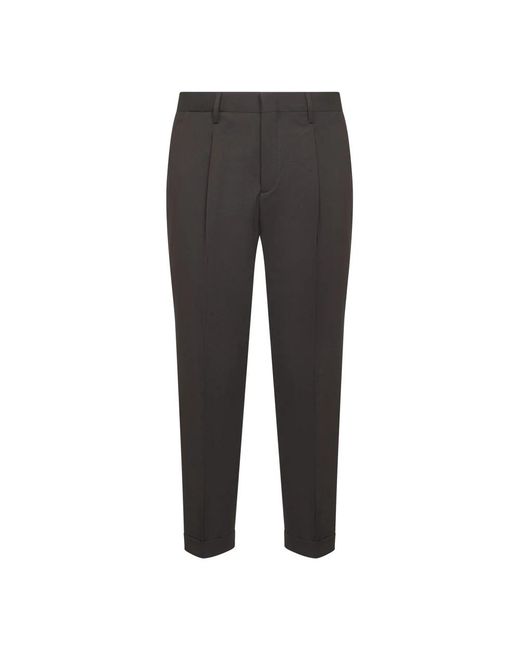 D4.0 Gray Slim-Fit Trousers for men