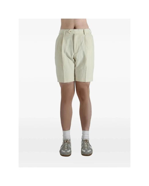 Auralee Natural Casual Shorts for men