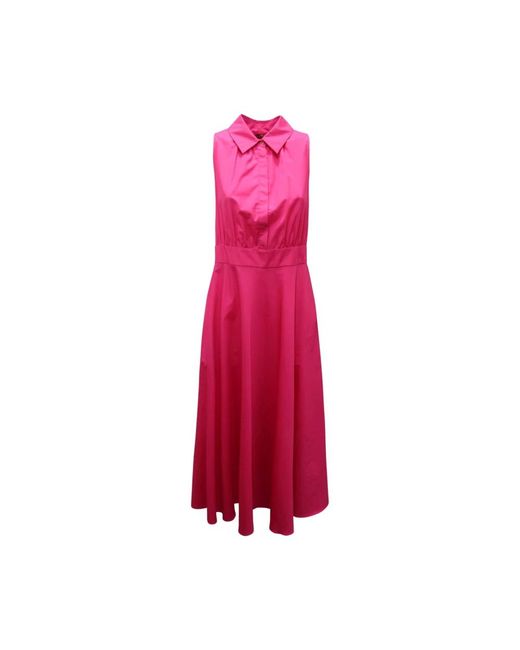 Midi Dresses Max Mara de color Pink