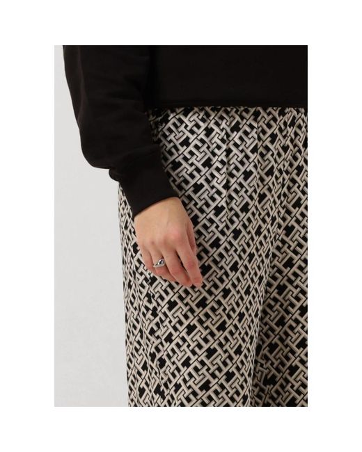 Tommy Hilfiger Black Elastische Hose Zum Überziehen Mit Gummizug
