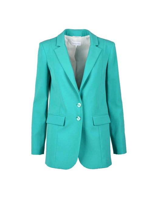 Patrizia Pepe Blue Elegante jacke aus polyester und elastan