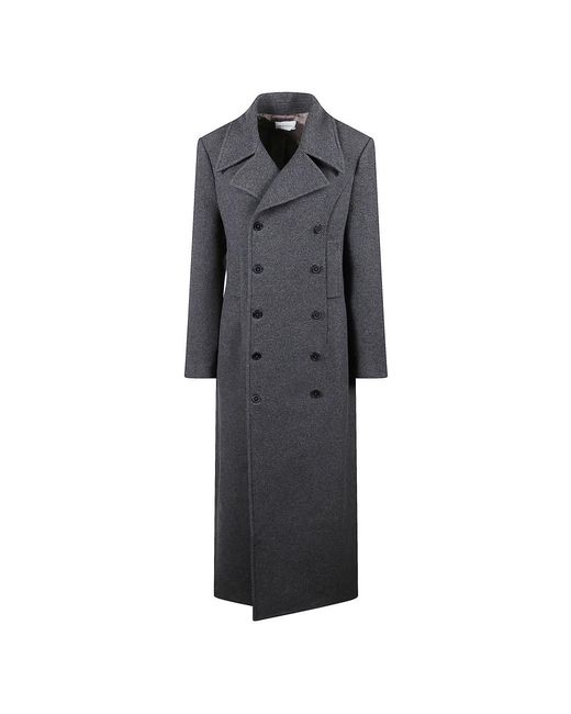 THE NINA STUDIO Gray Double-Breasted Coats