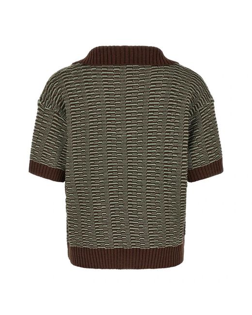 Roberto Collina Green Polo Shirts for men