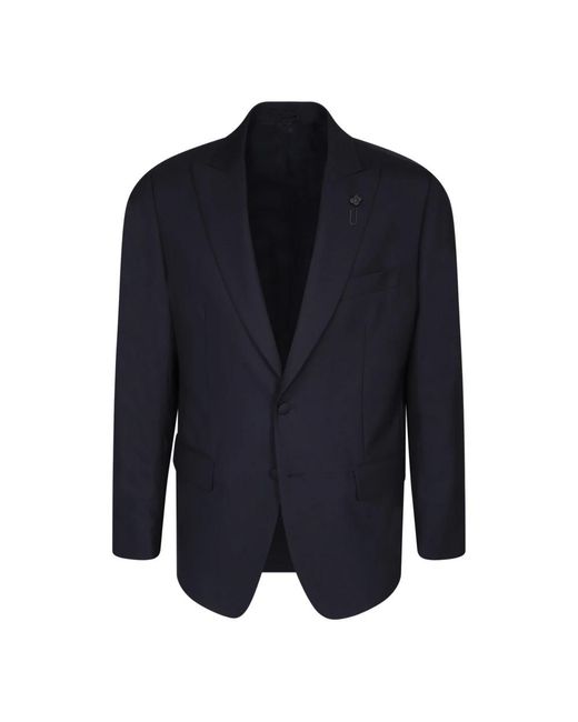 Lardini Kostuums ,Blauw ,Wol Blauw Pak in het Blue voor heren
