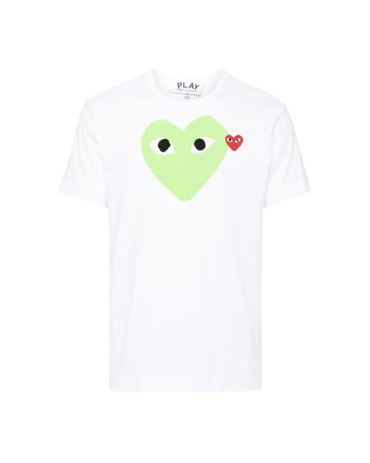 COMME DES GARÇONS PLAY Green T-Shirts for men